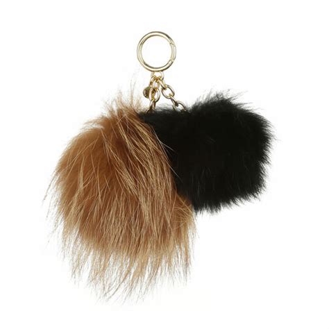 michael kors pom pom schlüsselanhänger schwarz|Amazon.com: Michael Kors Pom Pom Key Chain.